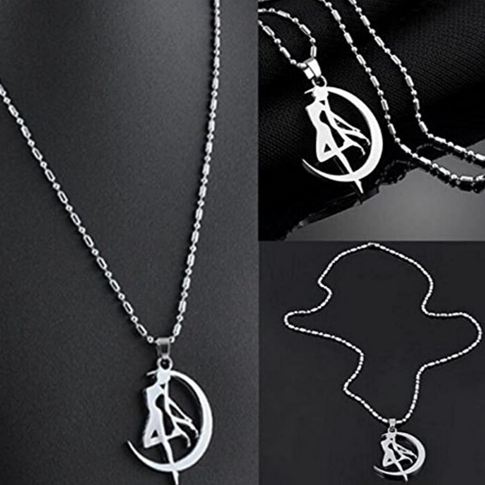 NWT Sailor Moon Silver Tone Necklace